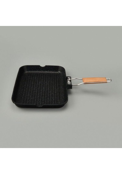 Döküm Grill Tava, 34x24 Cm, Gri Diğer