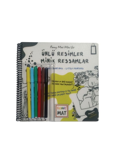 Ünlü Resimler Minik Ressamlar - Funny Mat Mini Set Aktivite Seti - Elm-01-587009
