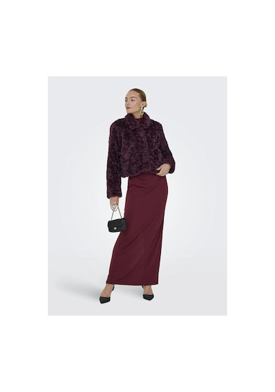 Only Kadin Mor Onlginny Short Teddy Jacket Otw Ceket 15352795-mauvewine Mauve Wine