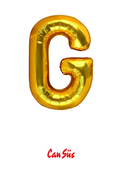 Harf Folyo Balon Gold 100cm 40 Inç G