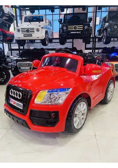 Audi Akülü Araba 0-6 Yaş Kırmızı