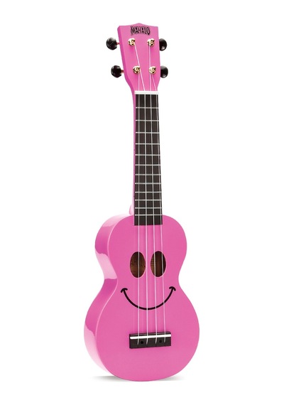 Mahalo U-smile Soprano Ukulele Pembe