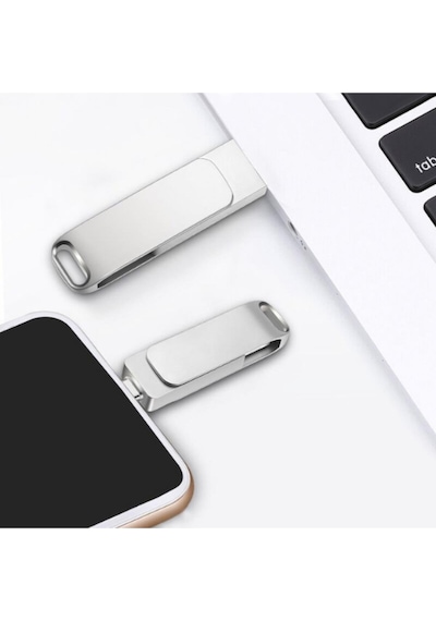 2 In 1 Çift Taraflı Type-c Usb 2.0 Metal Usb Bellek