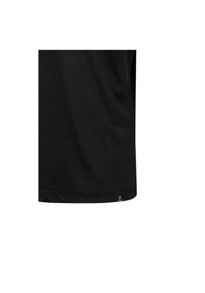 Lescon 2as Axel Bisiklet Yaka T-shirt Siyah
