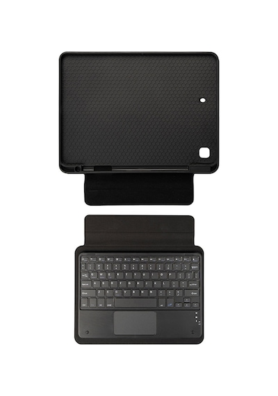 Ardemix Apple Uyumlu iPad  10.2 2021 9.nesil Border Keyboard Bluetooh Bağlantılı Standlı Tablet Kılıfı