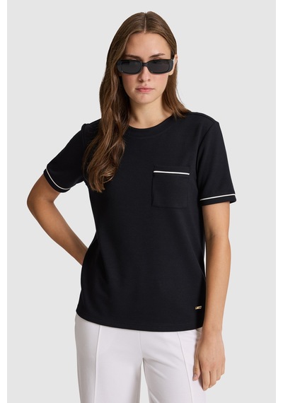 U.S. Polo Assn. U.s. Polo Assn. Kadın Siyah Tişört Basic 50323552-vr046