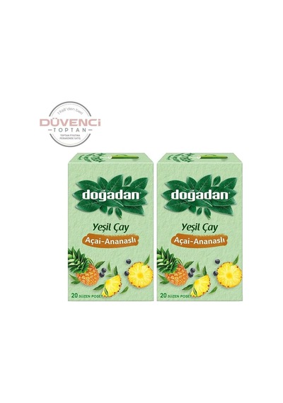 Dogadan Yeşil Çay Açai Ananaslı Bardak Poşey Çay X 2 Adet