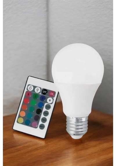 Rgb Led Lamba Led Işık Ampul Renk Değiştirebilen 100 Watt Diğer 03519074