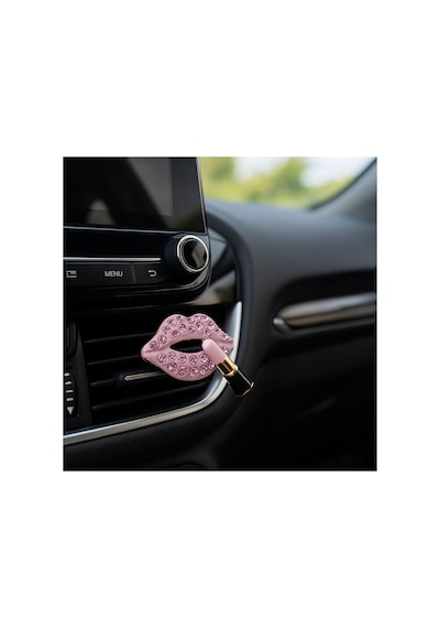 Pembe Dudak Ve Ruj Araba Klima Süsü Glamlips Lüks Araç Klipsi Süslemeleri Araç Içi Araç Aksesuar