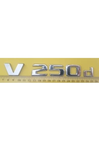 Mercedes Uyumlu Yazı V 250d Krom