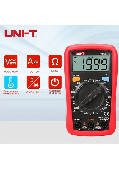 Unı-t Ut 33c+ Dijital Multimete Ut33c+