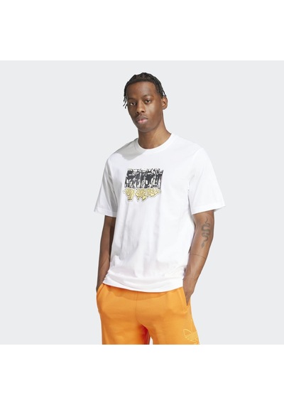 Adidas Jp2668 Q12 Ts Crowd Erkek T-shirt Beyaz