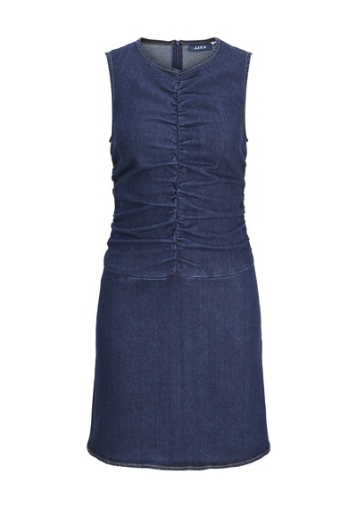 Jack & Jones Kadin Kolsuz Kot Elbise - Pam - 12295498 Dark Blue Denim