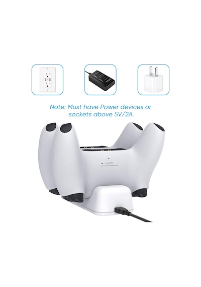 Dobe Ps5 Dualsense Şarj Dock Göstergeli Pinli