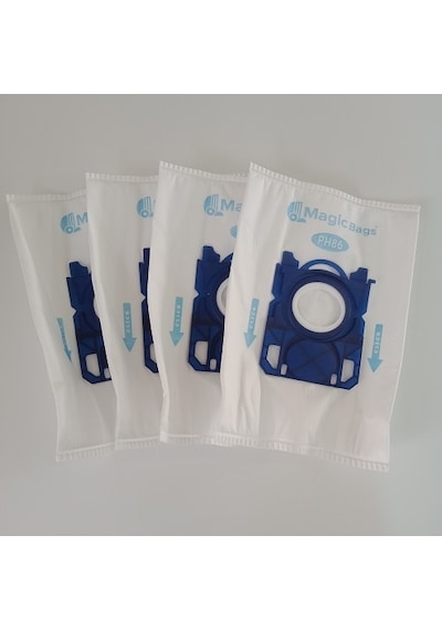 Philips Uyumlu M Bag 5 Katlı Toz Torbası 4'lü / SMS Torba ( Kutulu Ürün )
