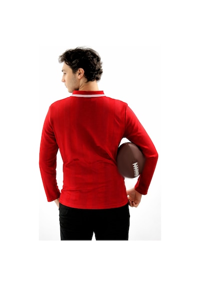 Urbantrendstore Rugby Tasarımlı Günlük Rahat Kullanım Casual Tişört Kırmızı Kısa Kol Urbantrendstore Rugby Tasarımlı Günlük Rahat Kullanım Casual Tişört Kırmızı Kısa Kol