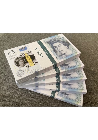 100 ADET 5 STERLİN BANKNOT POUND PARA GEÇERSİZ P...