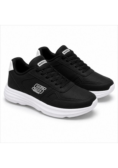Wanderfull Secon Erkek Sneaker Siyah Ayakkabı 40-45 1091 Sıyah