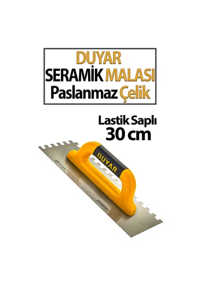 Seramik Malası Çelik Ergonomik 30 Cm