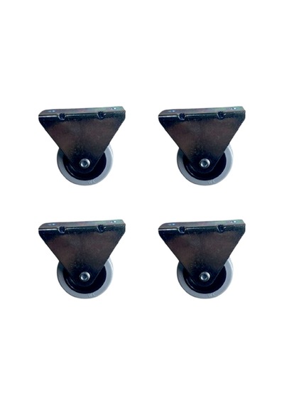 Furç Sabit Teker - 20x50 - Gri Hks180 - 4 Adet