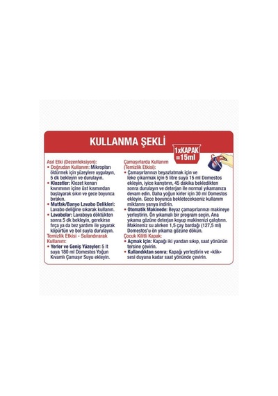 Çamaşır Suyu 750 Ml Karbeyazlığı 1 Adet Diğer