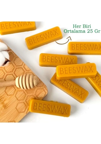 Petekoğlu Besswax Mini Külçe 250gr Petekoğlu Filtre Edilmiş Doğal Saf Balmumu 100 ML