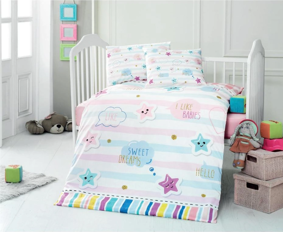 Recos Dream Desenli Bebek Nevresim Takımı Rcs.drm.0004 Çok Renkli