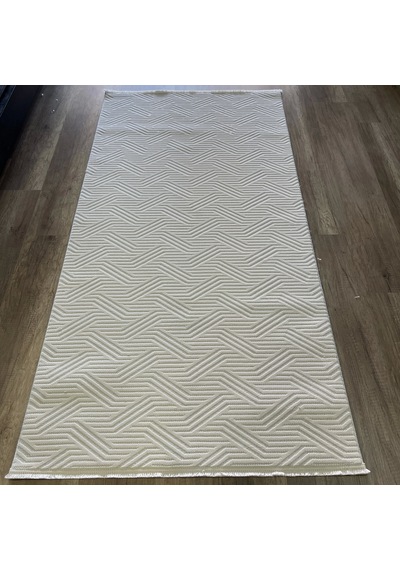 Hoom Rugs Markiz 1092 Krem Modern Pamuk Taban Halı Krem