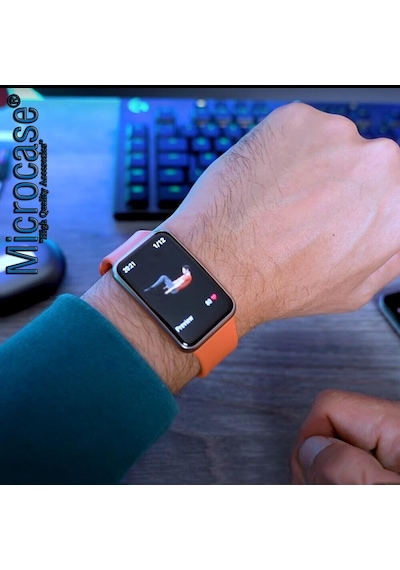 Microcase Huawei Watch Fit 2 Tokalı Silikon Kordon Kayış - AL3110