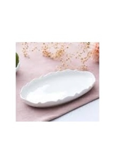 Acar Nırvana 1adet Oval Tabak 19,80 Cm Porwm-06303 Beyaz