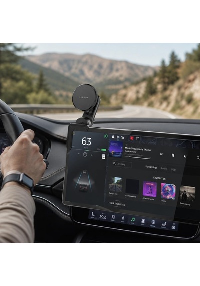 Hp-a38 Magsafe Araç Tutucu Güçlü Mıknatıs 360 Dönebilen Başlık Multimedya Ekranlara Uyumlu Diğer