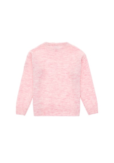 U.S. Polo Assn. Kız Çocuk Pembe Bisiklet Yaka Kazak 50297150-VR041