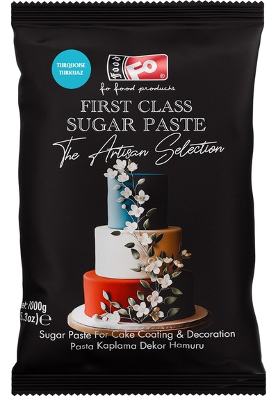 Turkuaz Pasta Kaplama Şeker Hamuru 1 Kg