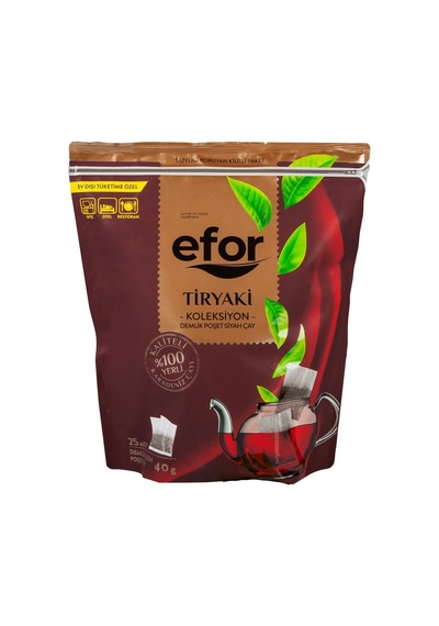 Efor Tiryaki Jumbo Demlik Çay 25 40 G - 1000 G Pratik Poşet Çay Tarı