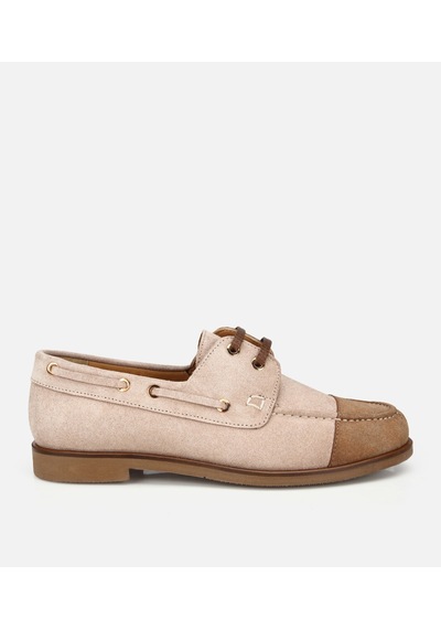 Hotiç Kadın Süet Deri Vizon Bağcık Detaylı Günlük Loafer 01ayh321380a453 01ayh321380a453