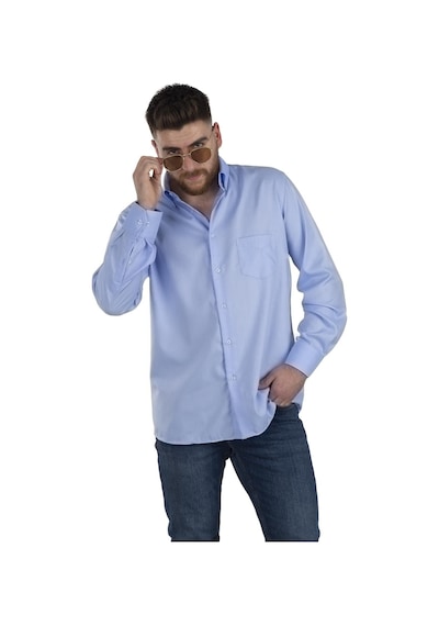 Gallini World Minimalist Uzun Kol Erkek Gömleği - Günlük & İş Beyaz