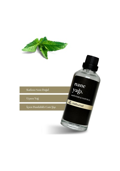 Sabunal Nane Yağı 100 ML - Cilt Bakım ve Ferahlatıcı Aromaterapi Yağı