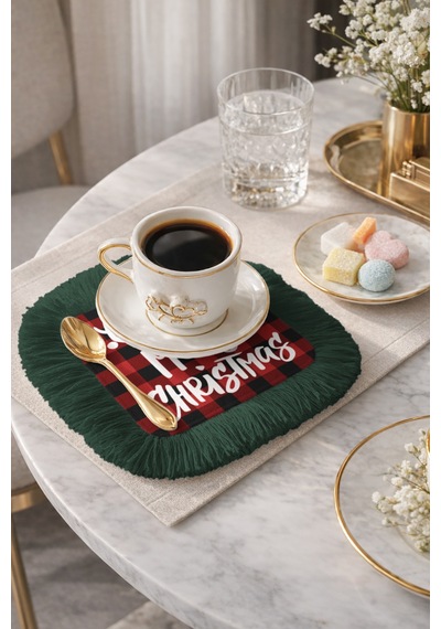 Merry Christmas Saçaklı Yılbaşı Sunum Peçetesi-noel Temalı Saçaklı Kahve Yanı Bardak Altlığı Mendil Yosunlu Gök Mavisi Merry Christmas Saçaklı Yılbaşı Sunum Peçetesi-noel Temalı Saçaklı Kahve Yanı Bardak Altlığı Mendil Yosunlu Gök Mavisi