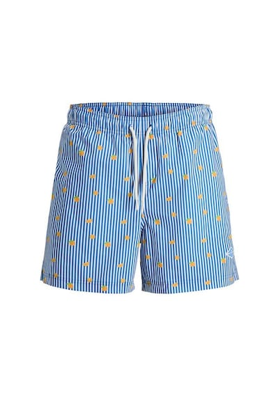 Jack&jones Jack Jones Şort Mayo Maui Breeze Mini Stripe Mavi