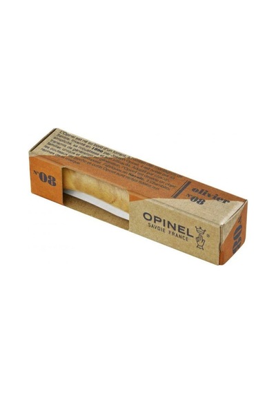 Opinel İnox No 8 Zeytin Saplı Kamp Çakı Kahverengi