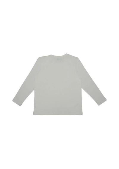 United Colors Of Benetton Bnt-b21643 Erkek Çocuk Uzun Kollu Tshirt Ekru