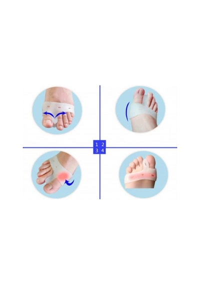 Ayak Bunyon Kemik Koruyucu Gömlek Makaralı Yastık Halluks Valgus Ayak Bunyon Kemik Koruyucu Gömlek Makaralı Yastık Halluks Valgus