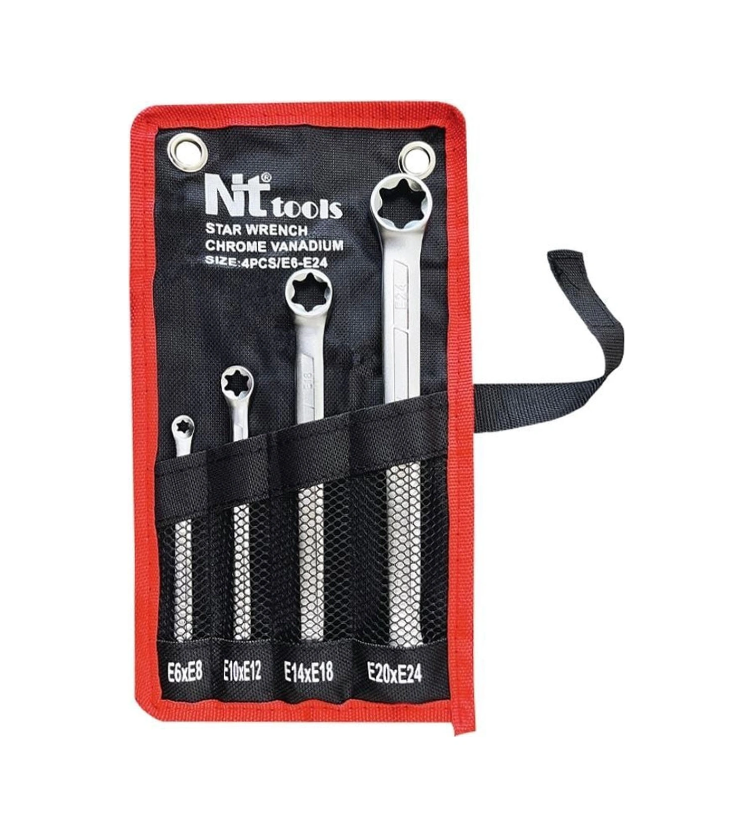 Nt Tools 4e0624 E-torx Çift Uçlu Anahtar Seti 4 Parça