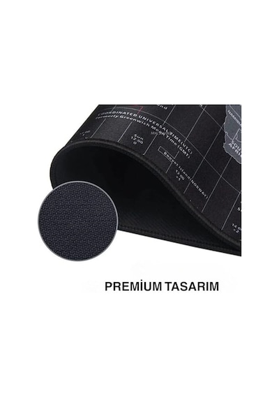 Mouse Pad 30x60 Cm Kaymaz Kauçuk Tabanlı Dünya Haritası Gaming Büyük Boy Klavye Ve Mouse Altlığı Ergonomik Oyun