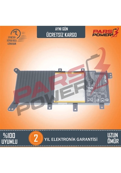 Asus Uyumlu A555Lb, F555Lb, K555Lb Notebook Batarya - Pil (Pars Power) 370308887