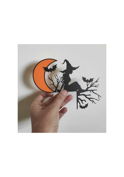 Happy Halloween Cadılar Bayramı Işık Anahtarı Cadısı