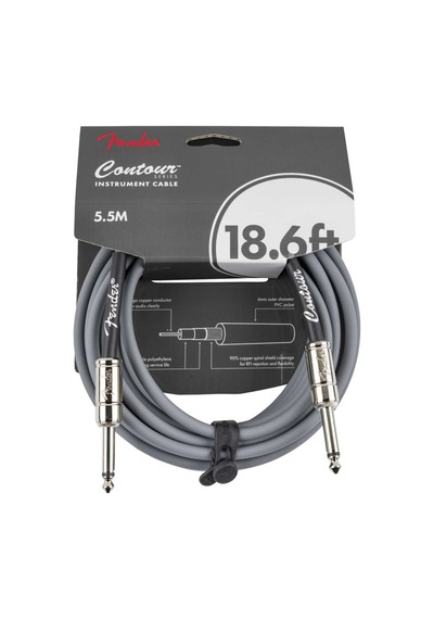 Fender Contour Serisi 5,5 Mt. Gitar Kablosu Inca Silver Enstrüman Kablosu