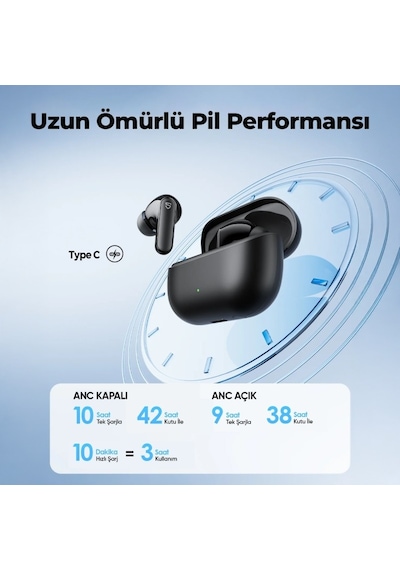 Soundpeats Q3 Pro Bluetooth 6.0 Kulak İçi Kulaklık