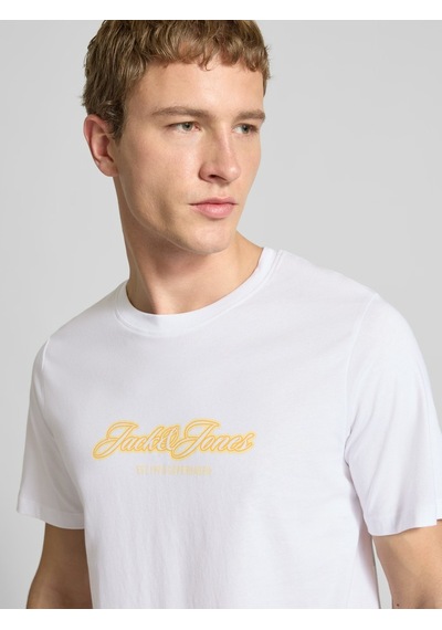 Jack & Jones Jack&jones Jorcatskills Ballon Tee Erkek T-shirt 12297893 Beyaz