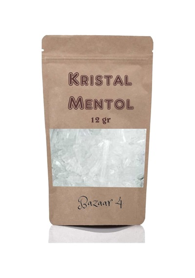 Ayrex Bazaar 4 Kristal Mentol 1. Kalite 12 Gr Menthol Sauna, Hamam, Buhar Banyosu